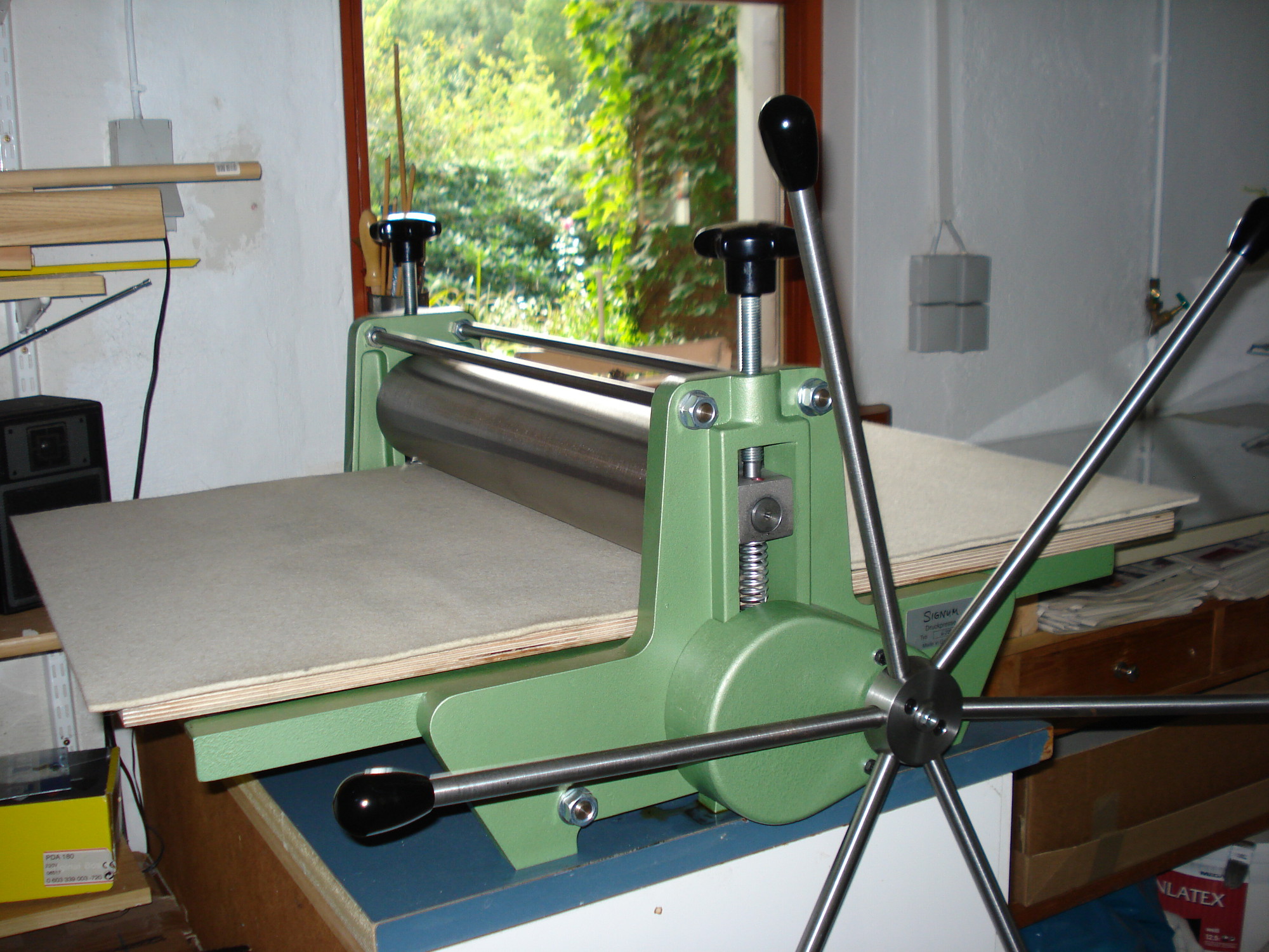 Werkstatt - Druckerpresse